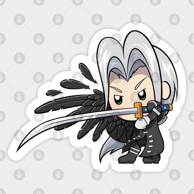 The World's One-Winged Angel Sticker by DragoonieLad